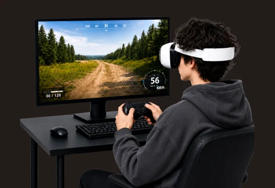 VR-симулятор для обучения управлению техникой